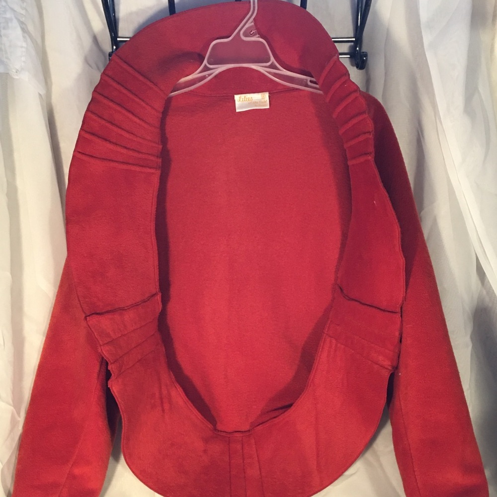 HAND-MADE Dark Orange Circle Jacket ✨UNIQUE✨